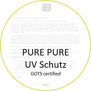 PURE PURE UV Schutz GOTS certified